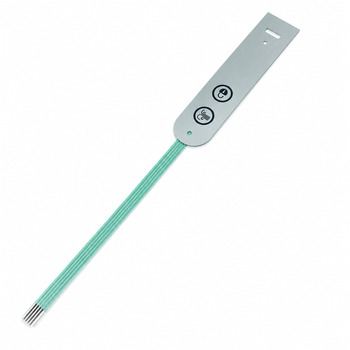 Industrial control membrane switch keypad with graphic overlay