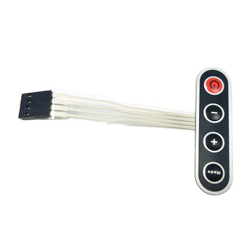 Custom push button membrane switch keypad for controllers
