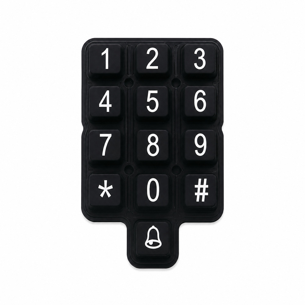Waterproof Silicone Rubber Keypad for Medical Equipment Custom Solutions