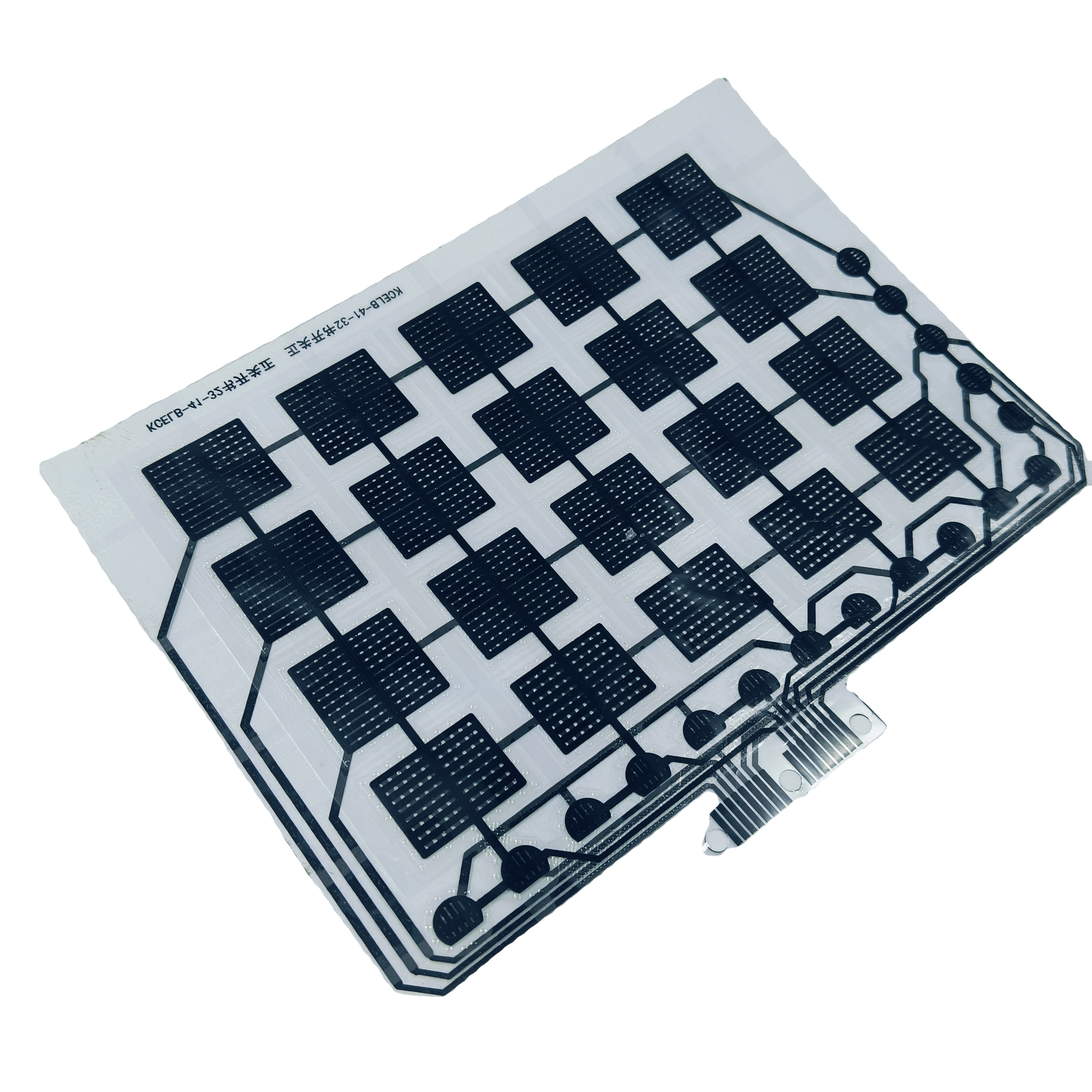 Toys Membrane Keyboard Capacitive Touch Switch Silver Ink Keypad Silkscreen Printed for Poster Customizable Color Size 5 Million
