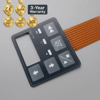 Medical Device Membrane Switch UV Resistant PET Graphic Overlay