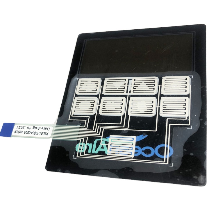 Customize Design Prototype Membrane Keypads Keyboards PET/PC Materials Silicone Buttons 3M467 Adhesive for Electronics