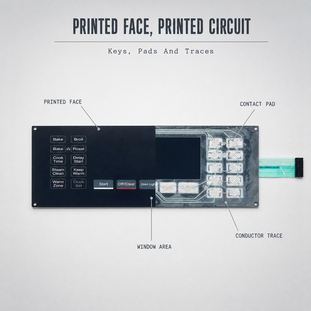 Quickly Sample DIY Non-tactile Membrane Switch for Remote Controller Connector Keyboards