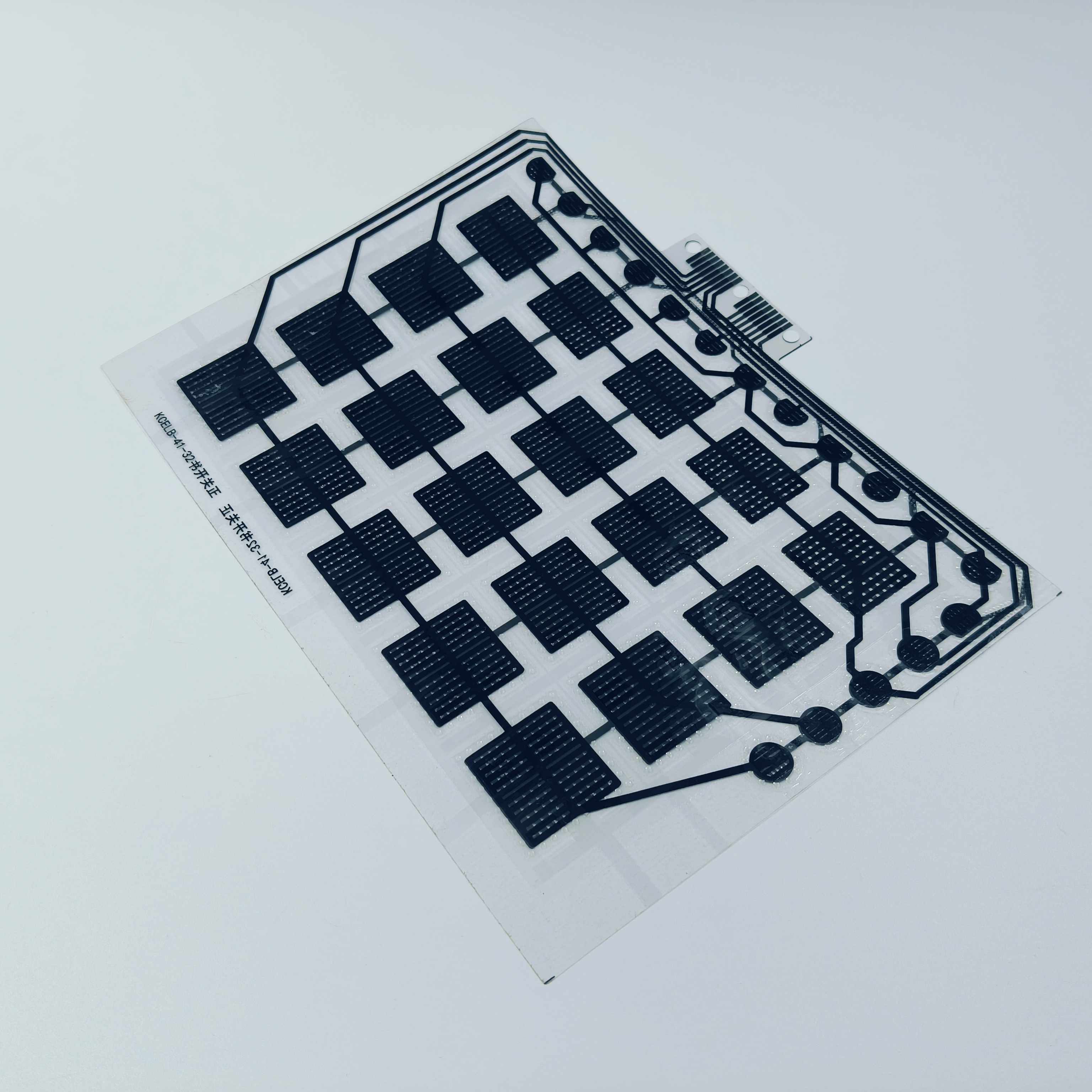 Toys Membrane Keyboard Capacitive Touch Switch Silver Ink Keypad Silkscreen Printed for Poster Customizable Color Size 5 Million