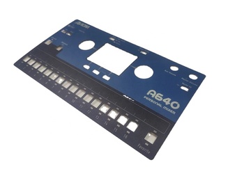 Waterproof Membrane Switch Control Panel 3M Adhesive Graphic Overlay Transparent Window