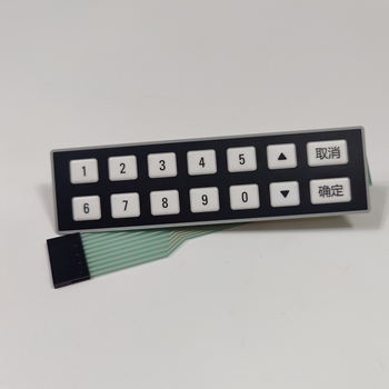IP67/IP65 Aluminum Electronic Panel Embossed Membrane Keyboard Switch