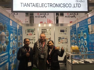 Ravo engineers at international electronics exhibition