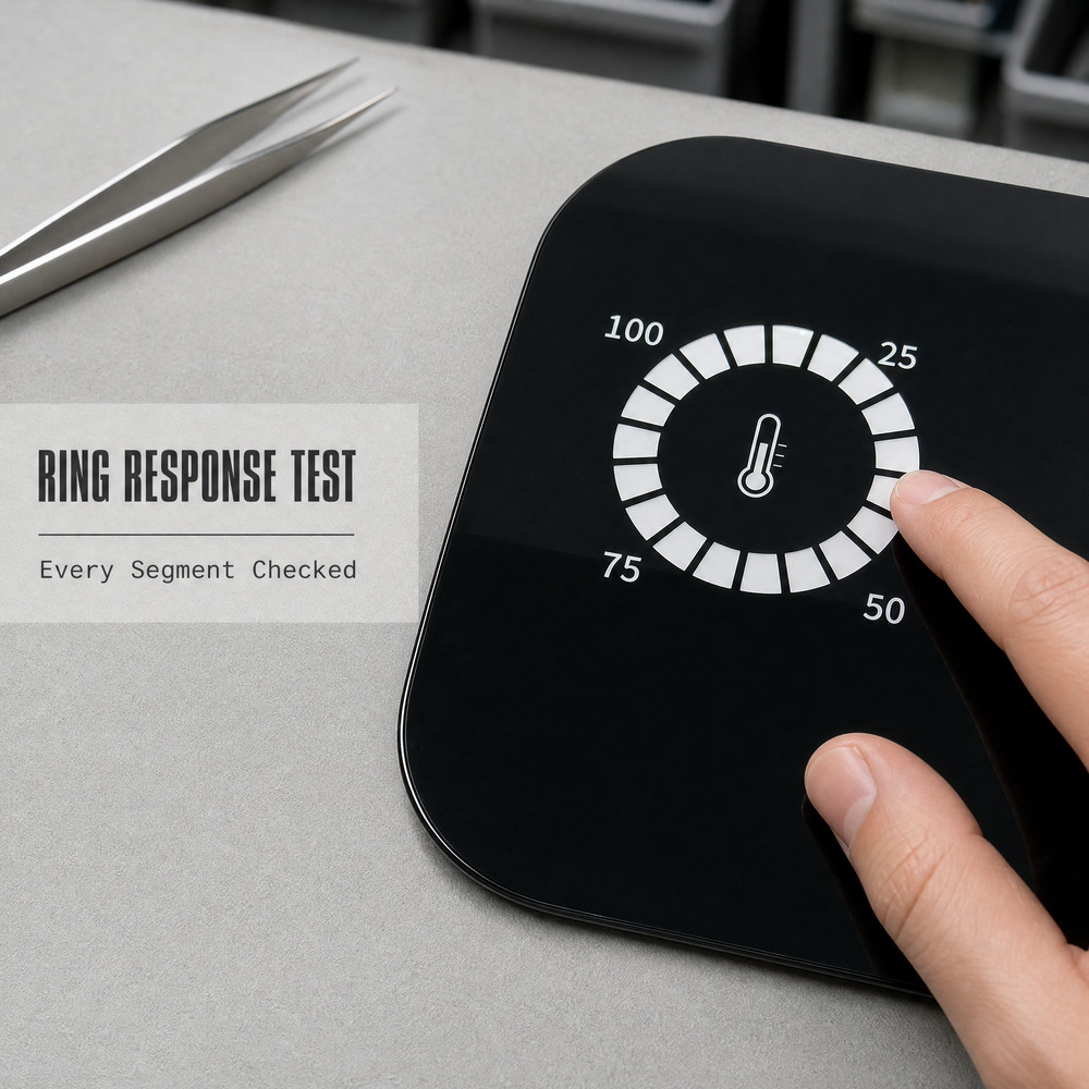 Water Dispenser Membrane Switch Control Panel with LED display PC/PET/PMMA Graphic Overlay panel