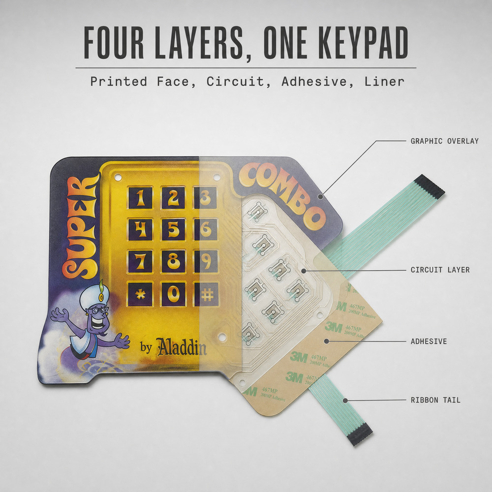 Custom Membrane Switch &  Membrane Panel & Silicone Parts Manufacturer