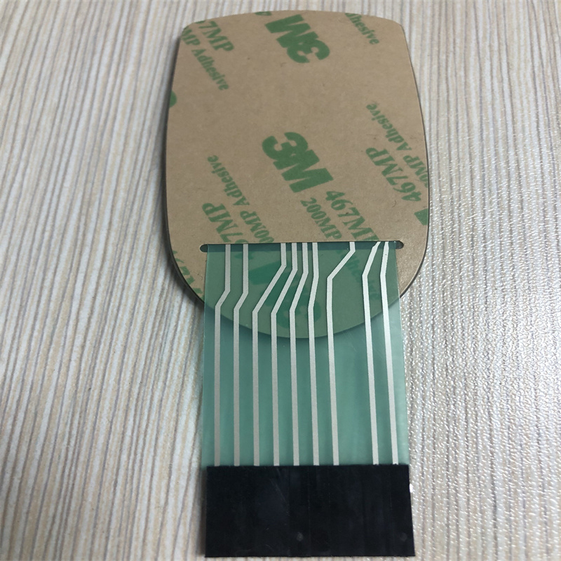Custom Silicone Rubber Membrane Switch Keypad Metal Dome Tactile Integrated LED Backlighting for Medical Device Control Panel