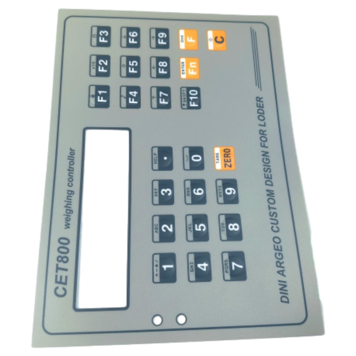 Customize Design Prototype Membrane Keypads Keyboards PET/PC Materials Silicone Buttons 3M467 Adhesive for Electronics