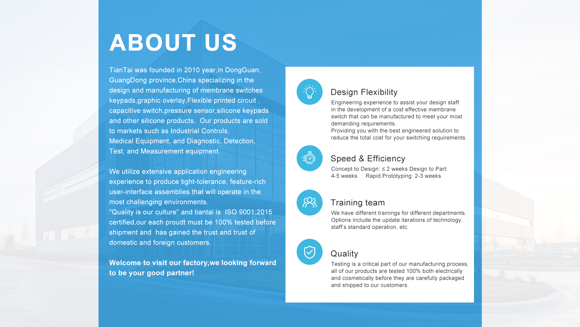 Ravo manufacturing capabilities and advantages overview