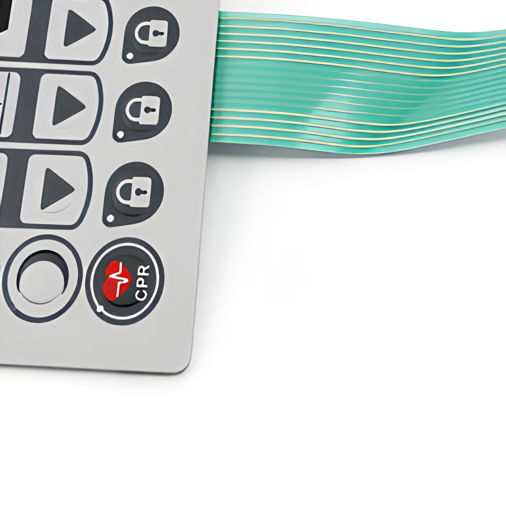 Medical Bed Membrane Keypad Tactile Membrane Switch Panel for Hospital Beds Surgical Tables Patient Lifters