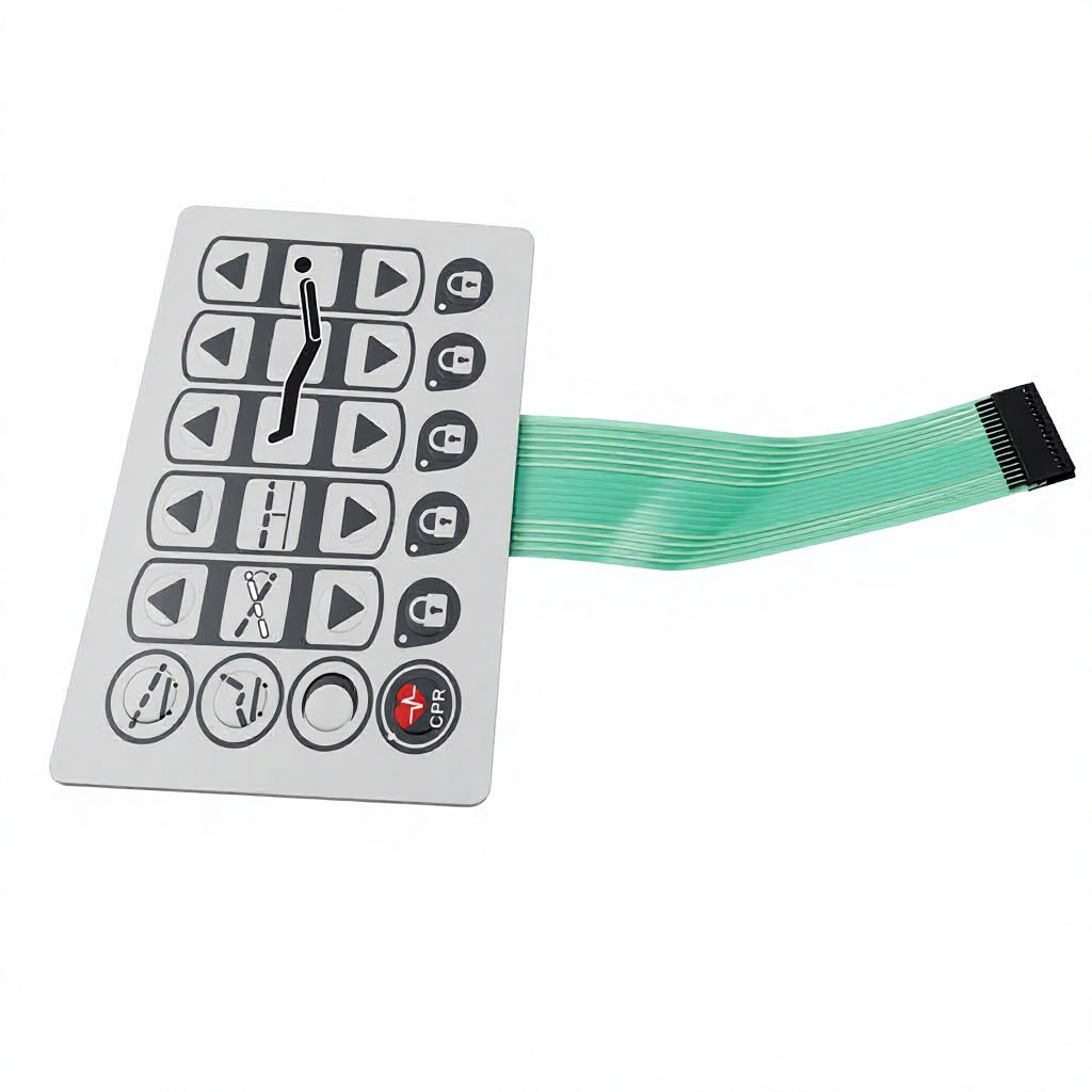 Medical Bed Membrane Keypad Tactile Switch