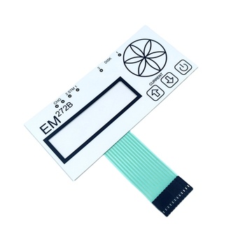 3-Button Tactile Graphic Overlay Electronic Membrane Keyboard