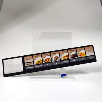 Capacitive touch membrane keyboard for home appliances