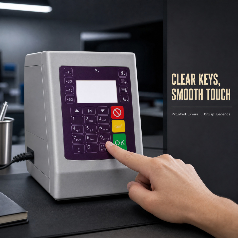 10+ Years Experience Membrane Switch Supplier 7x12h Technical Support
