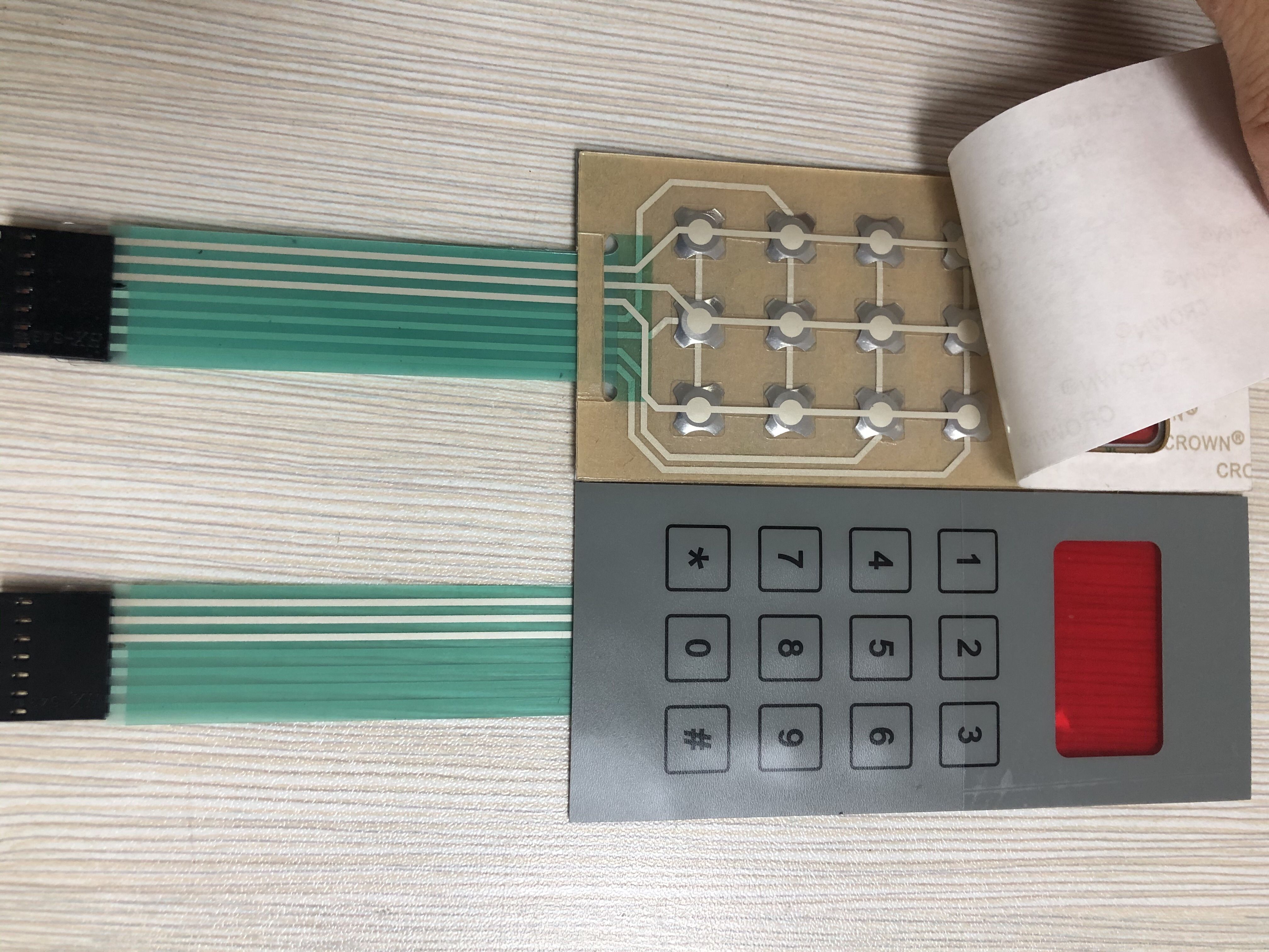 OEM Custom Tactile Membrane Switch Waterproof Keypad Panel Metal Dome Membrane Keyboard for Industrial Control Equipment