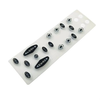 Multi-function Remote Control Conductive Silicone Rubber Keypad
