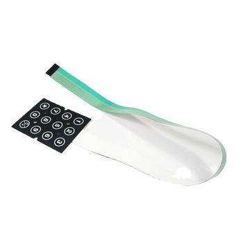 Non-Tactile LED Illuminated Membrane Switch Keypad 2.54mm Pitch