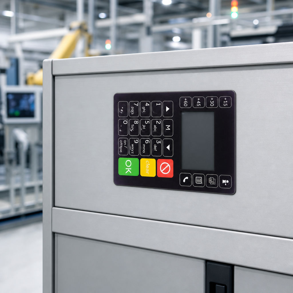 Custom Membrane Keypad Panel Capacitive Touch Switch Key Pad for Industrial Control Home Appliance