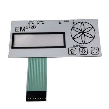 Silkscreen PET PC Membrane Switch Control Graphic Panel Overlay