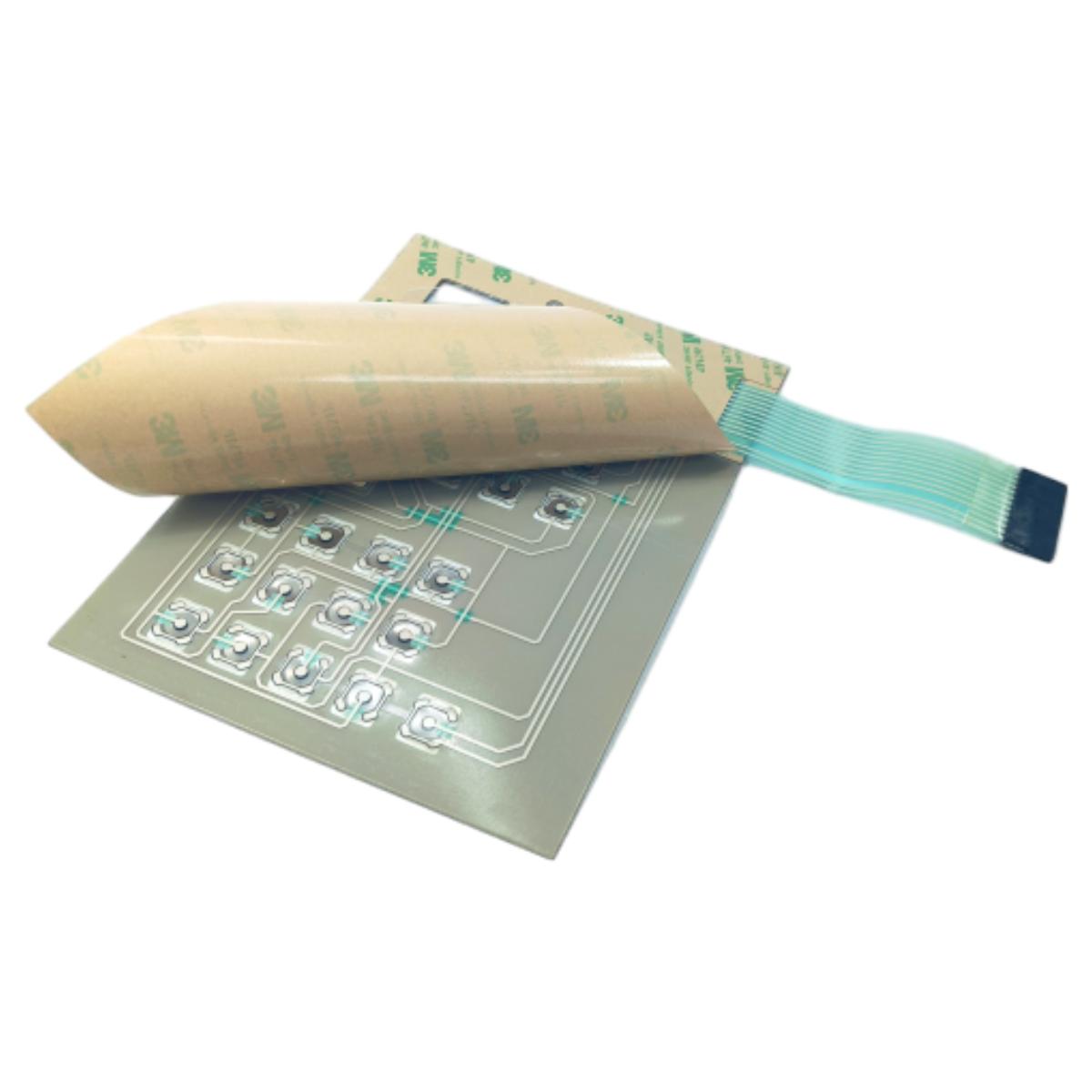 Customize Design Prototype Membrane Keypads Keyboards PET/PC Materials Silicone Buttons 3M467 Adhesive for Electronics